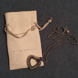 Authentic David Yurman heart necklace